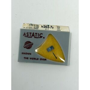 Astatic N302-7s Phonograph Needle Electro Voice 0.7 Mil Sapphire LP Stereo